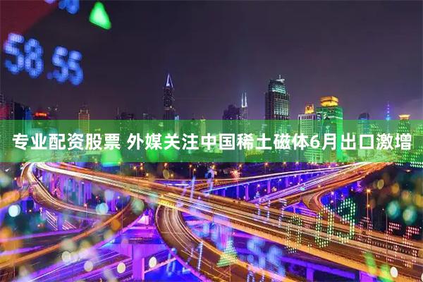 专业配资股票 外媒关注中国稀土磁体6月出口激增