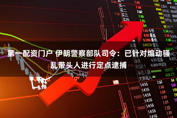 第一配资门户 伊朗警察部队司令：已针对煽动骚乱带头人进行定点逮捕